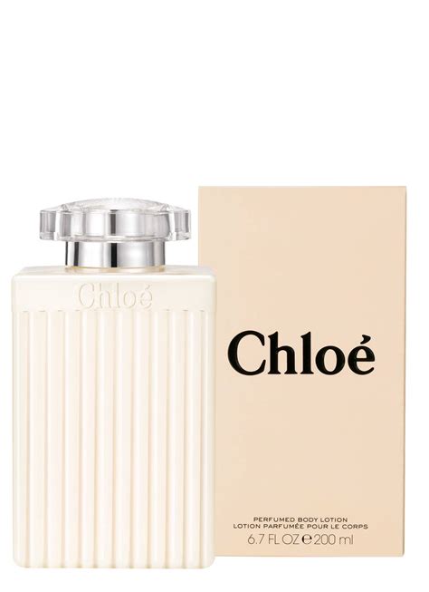 chloe signature body lotion.